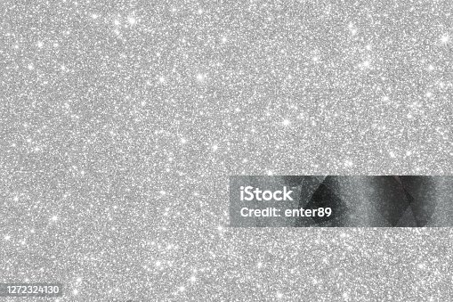 istock Silver glittering background 1272324130