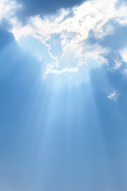 Silver Lining  altocumulus stock pictures, royalty-free photos & images