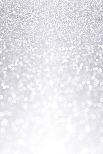 Silver Shiny Ice Sparkle Party Invite Background stock photo