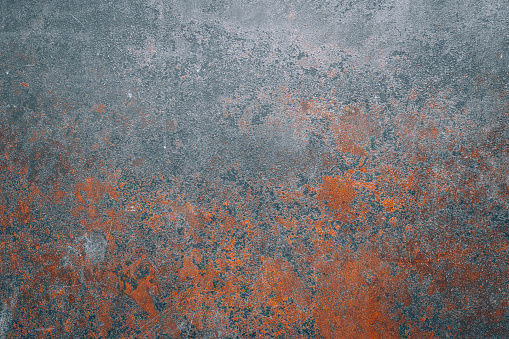 Close up view of rusty texture
