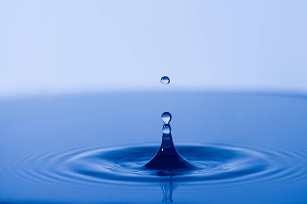 Simple water drop XXL stock photo