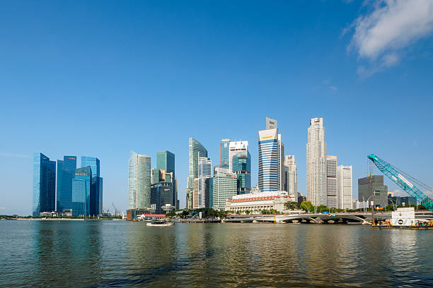 Singapore Central Business District stock photo