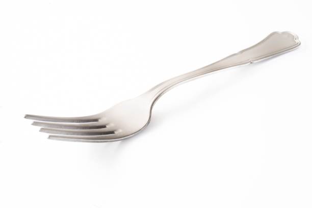 Single fork stock photo