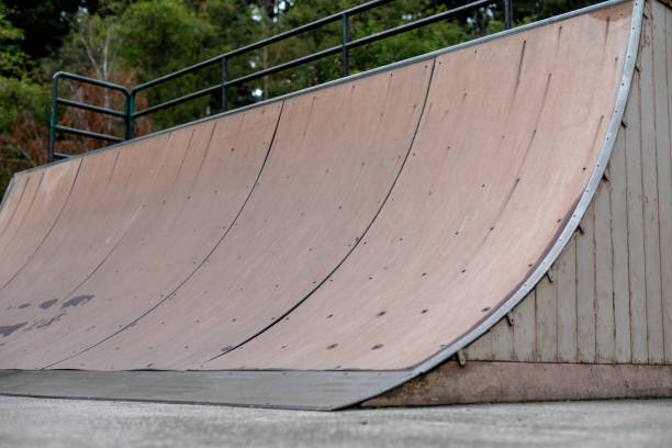 Skateboard Ramp stock photo