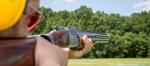 Skeet Shooting trap shooting stock pictures, royalty-free photos & images