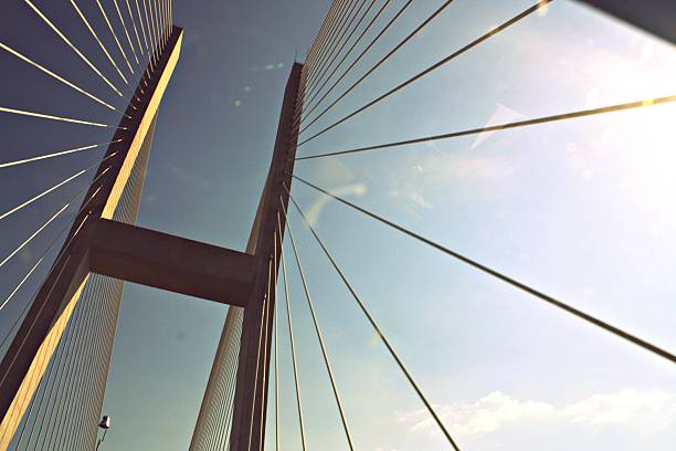 Sky Bridge stock photo