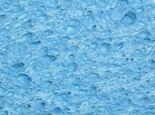 Sky-blue sponge texture stock photo