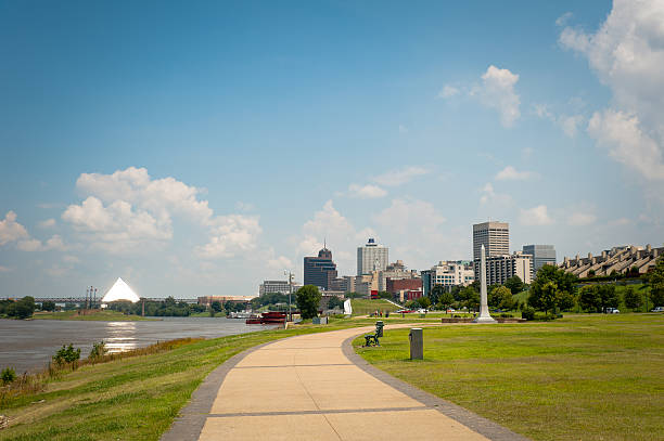 Skyline of Memphis stock photo