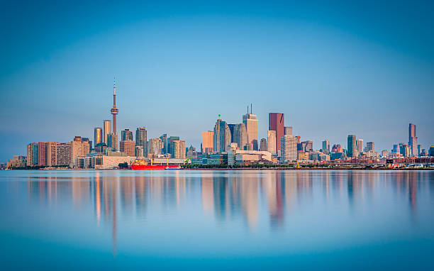 Skyline of Toronto, Canada stock photo