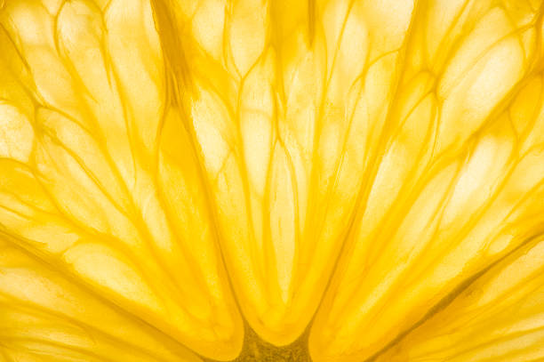 Slice of orange A macro shot of an Slice of orange yellow photos stock pictures, royalty-free photos & images