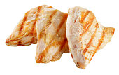 Slices of roasted turkish breast.