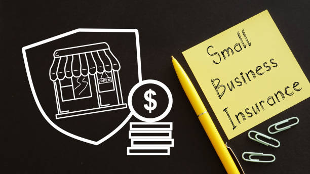 Small Business Insurance is shown using the text stock photo
