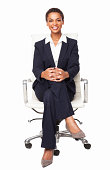 istock Smart African American Businesswoman - Isolated 171322834