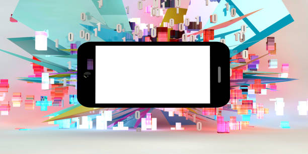 Smartphone App Mockup stock photo