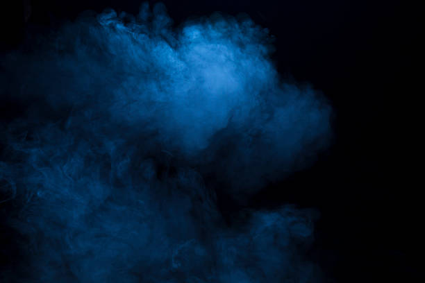 Smoke and Fog Smoke and Fog on Black Background fire natural phenomenon stock pictures, royalty-free photos & images