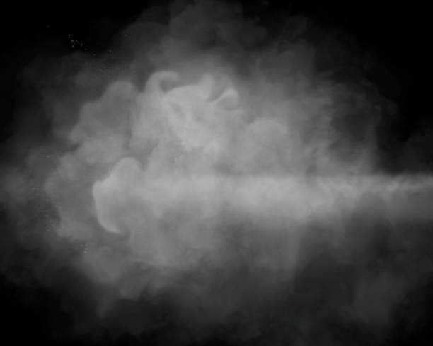 Smoke background White smoke on black background with copy space. smoke on black stock pictures, royalty-free photos & images