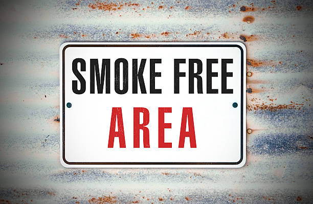 Smoke Free Area A sign that says "Smoke Free Area." free sign up stock pictures, royalty-free photos & images