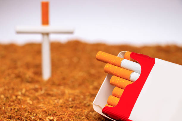 Smoking kills, smokers graveyard concept  Smoking Kills stock pictures, royalty-free photos & images
