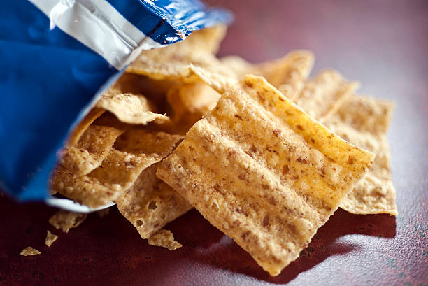 Snack Close up Snack Close up potato chips bag  stock pictures, royalty-free photos & images