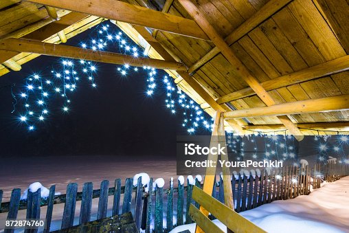 istock Snowballs at table in alcove 872874760