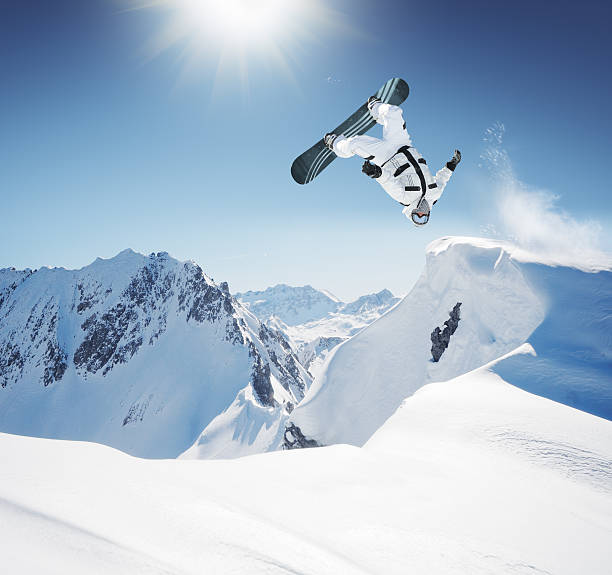 Snowboard stock photo