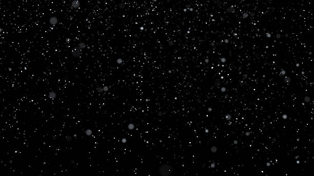 snowfall alpha layer - lichte sneeuw stockfoto's en -beelden