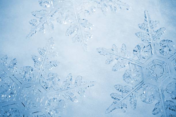 Snowflakes Background stock photo
