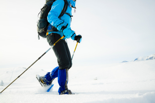 Snowshoeing Stock Photo - Download Image Now - iStock