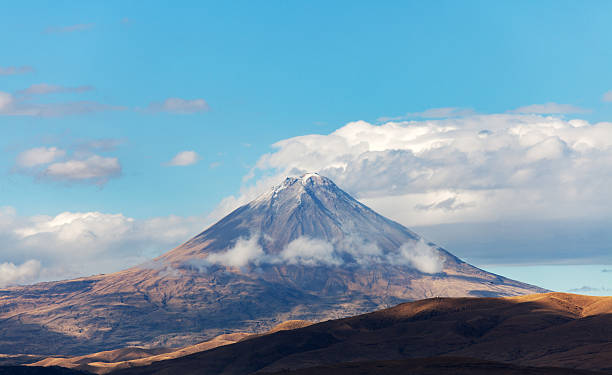 Snowy peaks of large and small Ararat, Turkey stock photo