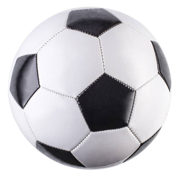 Soccer ball isolated Soccer ball, isolated, white background equipación fútbol stock pictures, royalty-free photos & images