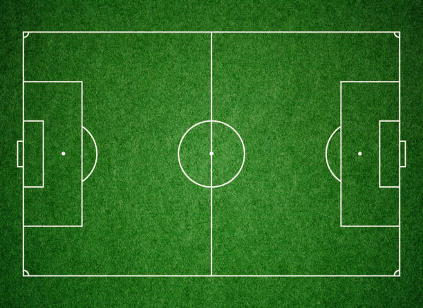 Soccer football pitch grass background  sports field stock pictures, royalty-free photos & images