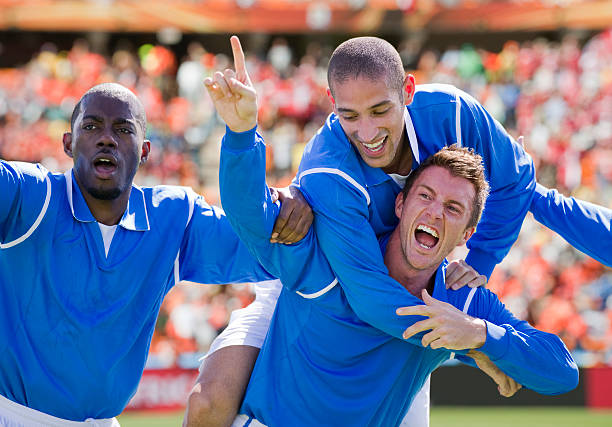 Soccer Players stock photo