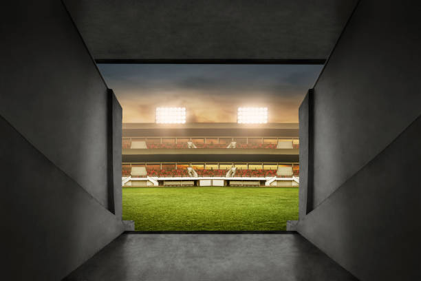 Soccer stadium entrance Soccer stadium entrance building entrance stock pictures, royalty-free photos & images