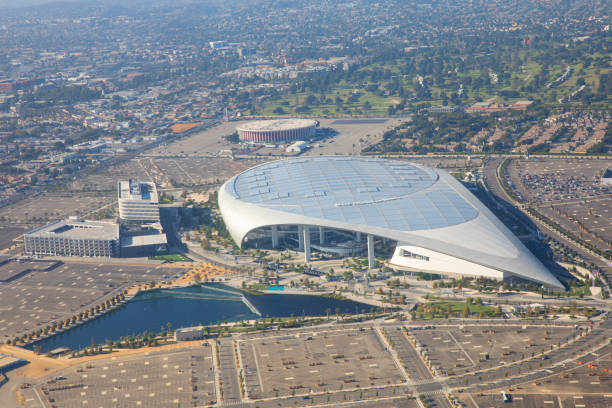 So-Fi Stadium, Los Angeles, California stock photo