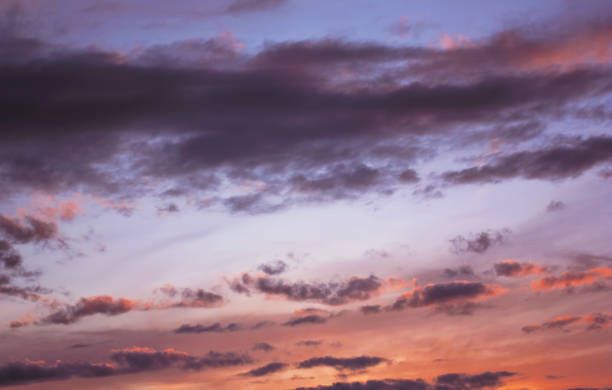 Soft Sunset Sky stock photo