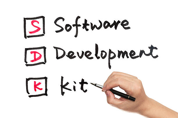 SDK - software development kit stock photo
