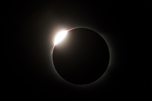 Solar Eclipse Diamond Ring Stock Photo - Download Image Now - iStock