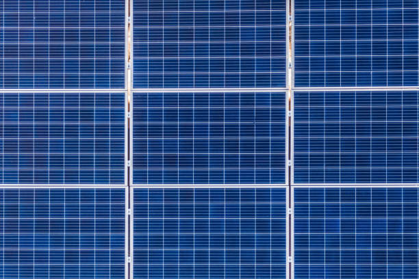 solar panels texture - solar panels imagens e fotografias de stock