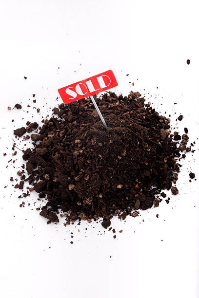 Sold soil stock photo
