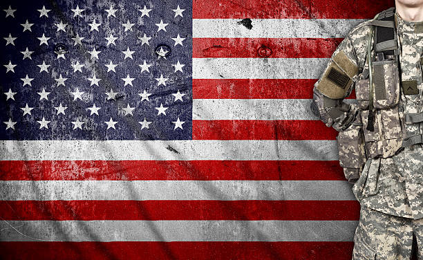 USA soldier stock photo