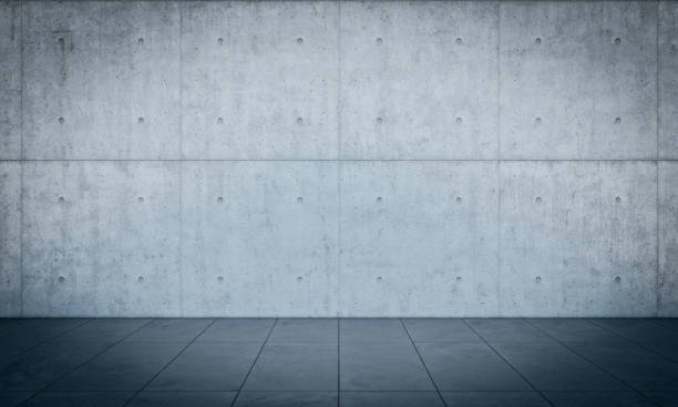 solid wall background solid concrete wall background 3d rendering image concrete wall stock pictures, royalty-free photos & images