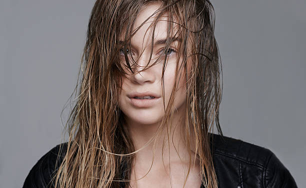 Sometimes Youve Gotta Let Your Hair Dry Naturally Stock Photo
