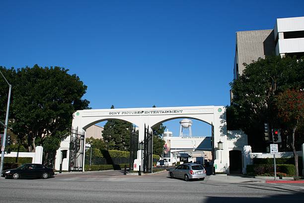 Sony Pictures Studios Overland / West Gate, Culver City, Los Angeles stock photo