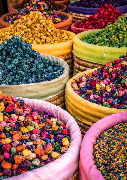 Souks The spices of Morocco in the Souks. 
Morocco is different Spice Souk Shopping Pictures the exquisite colors make you buy something. souk stock pictures, royalty-free photos & images