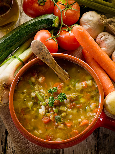 soup vegetable stock photo