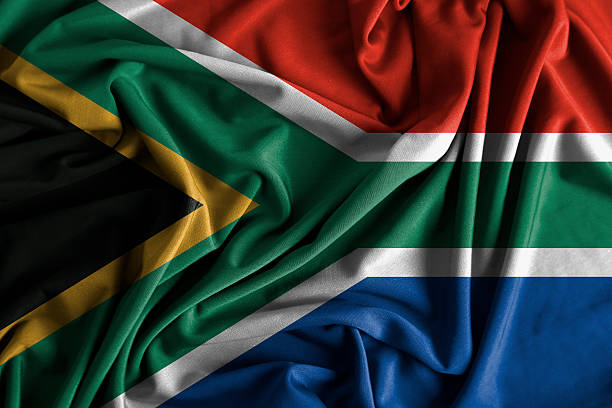 South Africa Flag stock photo