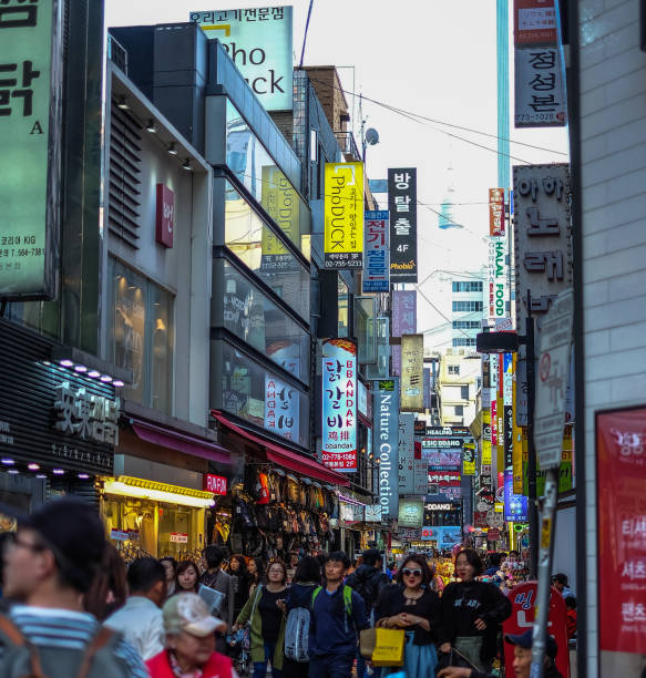 Best Seoul Street Stock Photos, Pictures & Royalty-Free Images - iStock