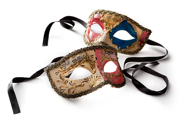 lembranças: máscaras de veneza - carnival mask imagens e fotografias de stock