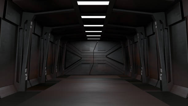 Space environment, ready for comp of your characters.3D rendering Space environment, ready for comp of your characters.3D rendering spaceship stock pictures, royalty-free photos & images