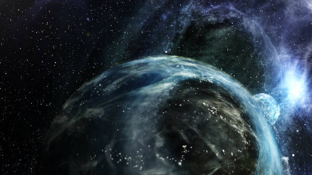 Space Nebula background stock photo